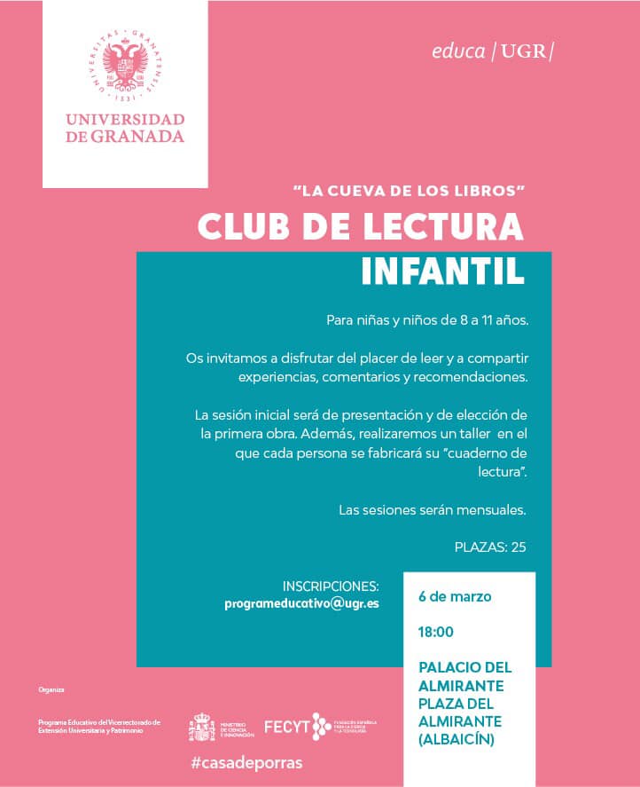 Imagen de portada de CLUB DE LECTURA INFANTIL: “LA CUEVA DE LOS LIBROS”