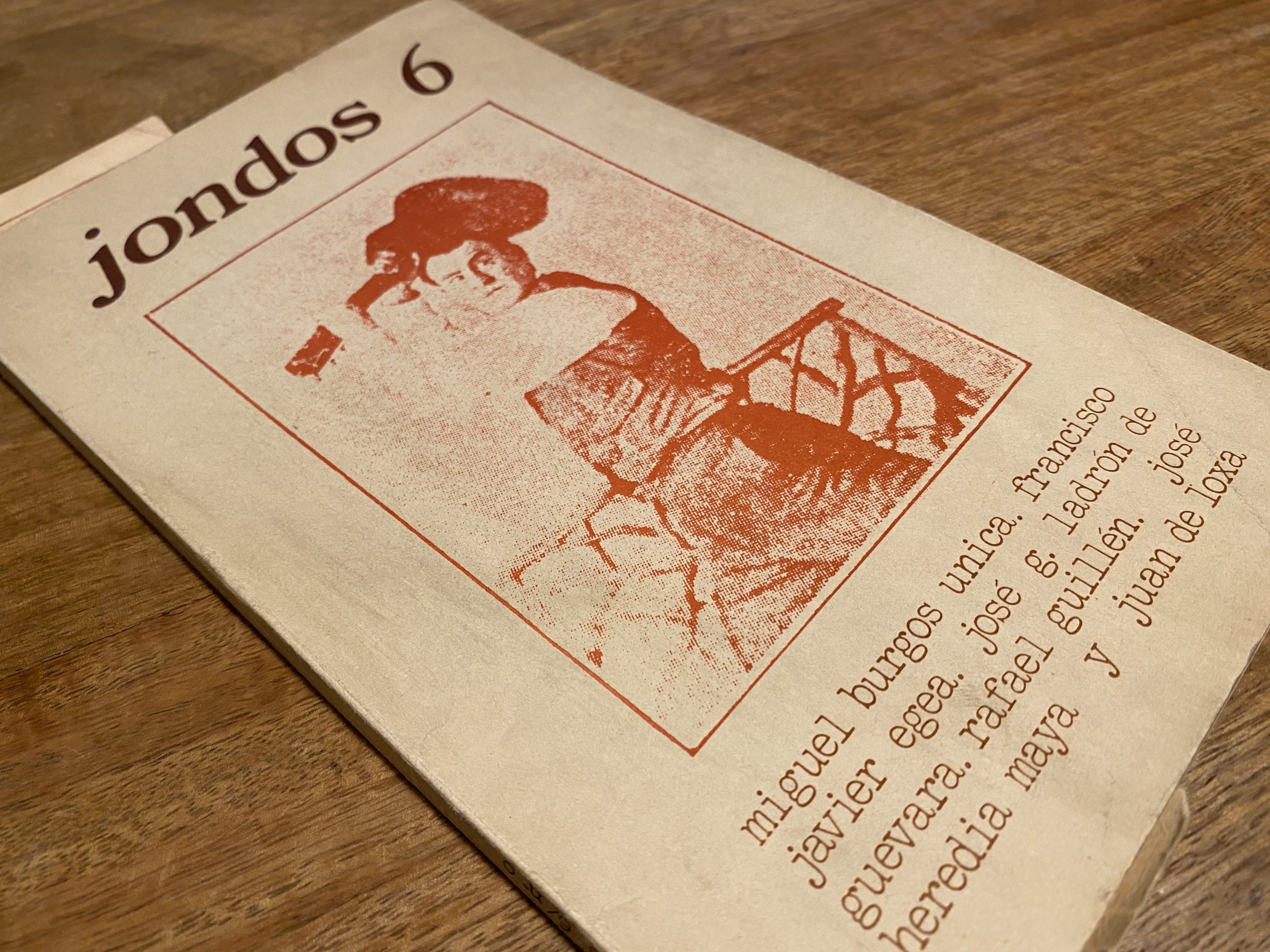 Imagen de portada de Conmemoramos la edición de ‘Jondos 6’, publicación clave para lo que Juan de Loxa denominó jondismo